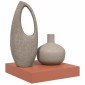 vidaXL Ράφι Τοίχου Επιτοίχιο Κόκκινο 23 x 23,5 x 3,8 cm
