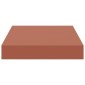 vidaXL Ράφι Τοίχου Επιτοίχιο 2 τμχ. Κόκκινο 23 x 23,5 x 3,8 cm