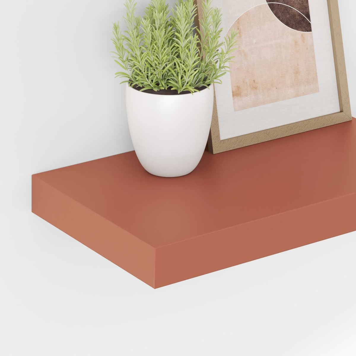 vidaXL Ράφι Τοίχου Επιτοίχιο 2 τμχ. Κόκκινο 40 x 23,5 x 3,8 εκ.