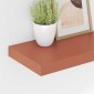 vidaXL Ράφι Τοίχου Επιτοίχιο 2 τμχ. Κόκκινο 40 x 23,5 x 3,8 εκ.