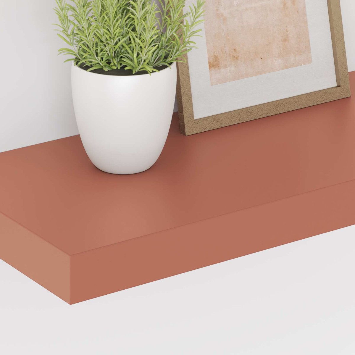 vidaXL Ράφι Τοίχου Επιτοίχιο Κόκκινο 50 x 23,5 x 3,8 εκ