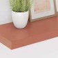 vidaXL Ράφι Τοίχου Επιτοίχιο 2 τμχ. Κόκκινο 50 x 23,5 x 3,8 εκ