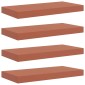 vidaXL Ράφι Τοίχου Επιτοίχιο 4 τμχ. Κόκκινο 50 x 23,5 x 3,8 εκ