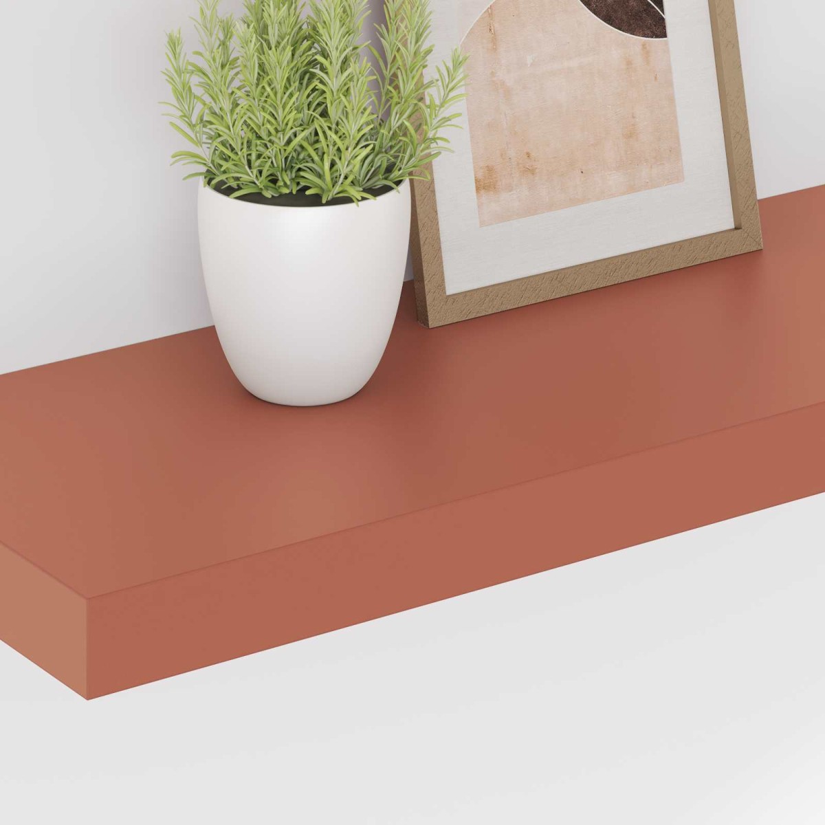 vidaXL Ράφι Τοίχου Επιτοίχιο 2 τμχ. Κόκκινο 60 x 23,5 x 3,8 cm