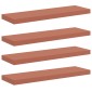 vidaXL Ράφι Τοίχου Επιτοίχιο 4 τμχ. Κόκκινο 90 x 23,5 x 3,8 cm