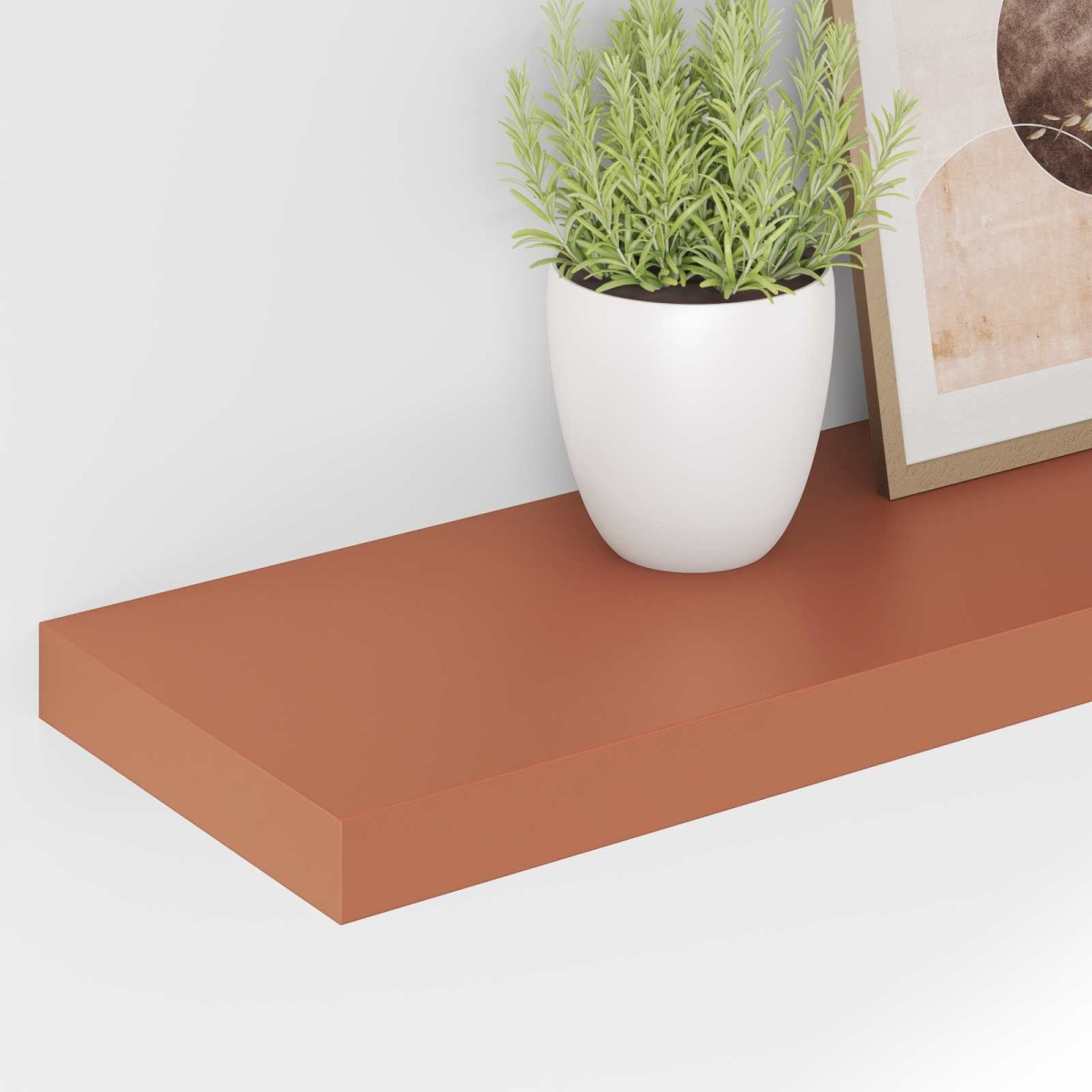 vidaXL Ράφι Τοίχου Επιτοίχιο 4 τμχ. Κόκκινο 90 x 23,5 x 3,8 cm