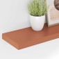 vidaXL Ράφι Τοίχου Επιτοίχιο Κόκκινο 120 x 23,5 x 3,8 cm