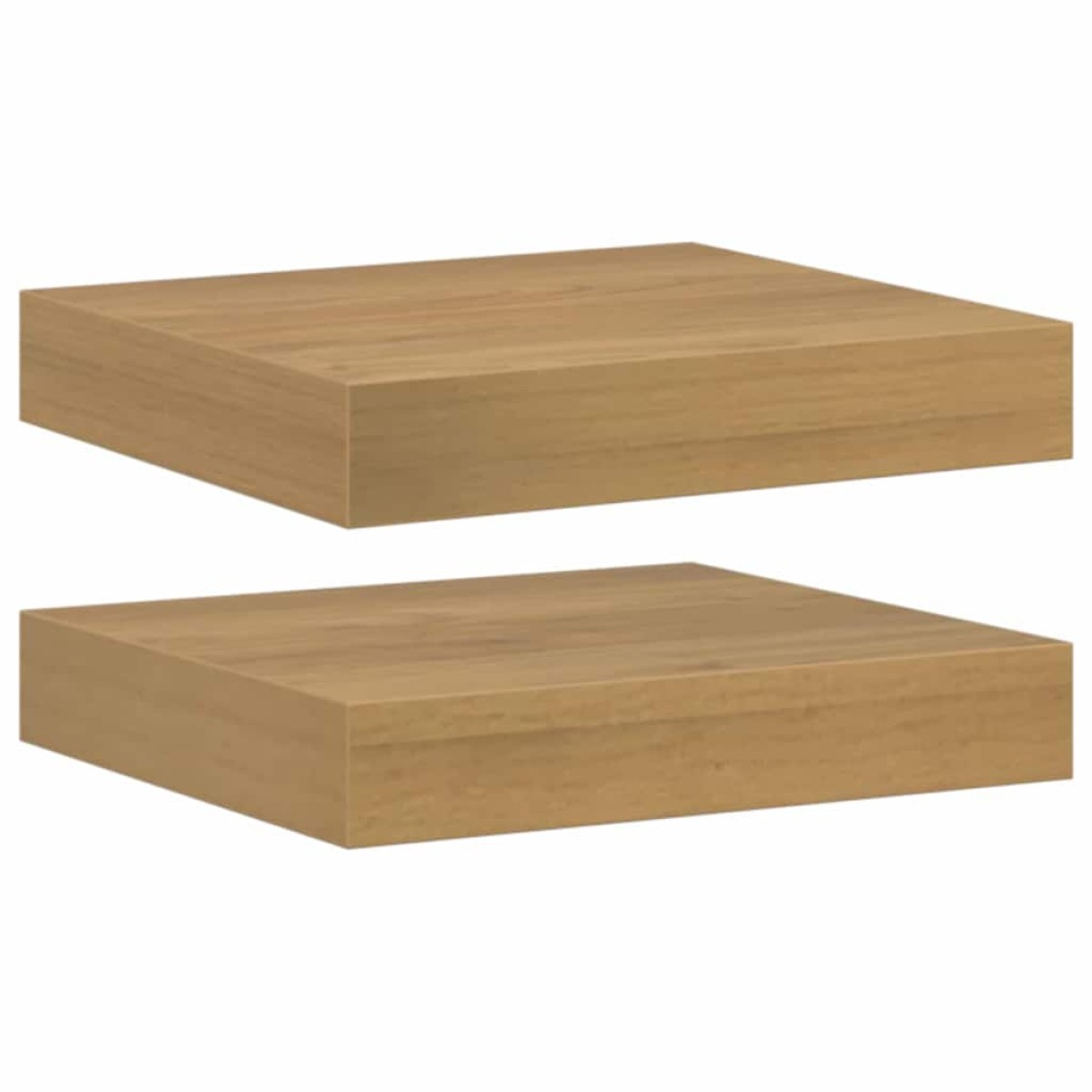 vidaXL Ράφι Τοίχου Επιτοίχιο 2 τμχ. Καφέ 23 x 23,5 x 3,8 cm