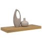 vidaXL Ράφι Τοίχου Επιτοίχιο Καφέ 60 x 23,5 x 3,8 cm
