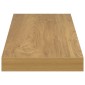 vidaXL Ράφι Τοίχου Επιτοίχιο Καφέ 60 x 23,5 x 3,8 cm