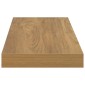 vidaXL Ράφι Τοίχου Επιτοίχιο Καφέ 80 x 23,5 x 3,8 cm