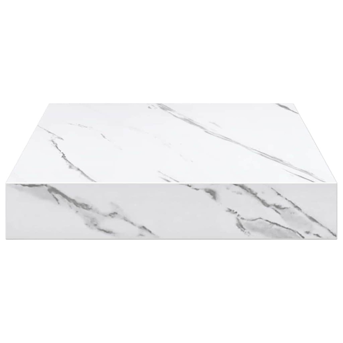 vidaXL Ράφι Τοίχου Επιτοίχιο Λευκό Μάρμαρο 23 x 23,5 x 3,8 cm