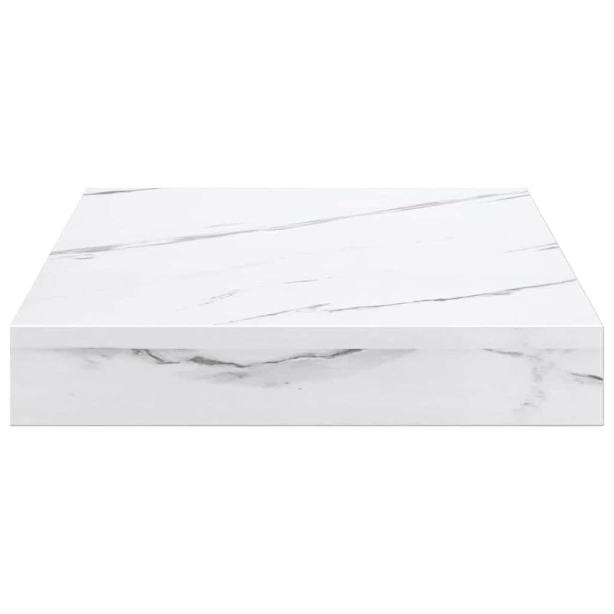 vidaXL Ράφι Τοίχου Επιτοίχιο Λευκό Μάρμαρο 23 x 23,5 x 3,8 cm