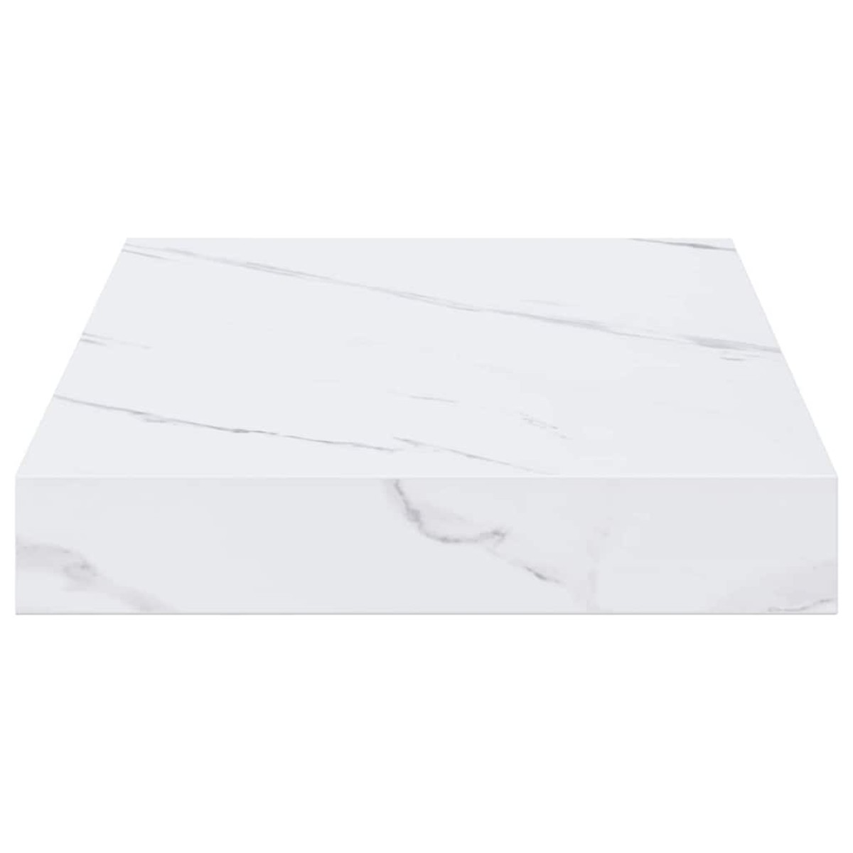 vidaXL Ράφι Τοίχου Επιτοίχιο Λευκό Μάρμαρο 40 x 23,5 x 3,8 εκ.