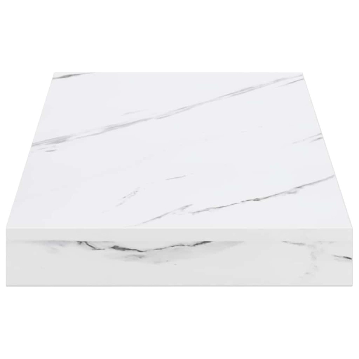 vidaXL Ράφι Τοίχου Επιτοίχιο Λευκό Μάρμαρο 50 x 23,5 x 3,8 εκ