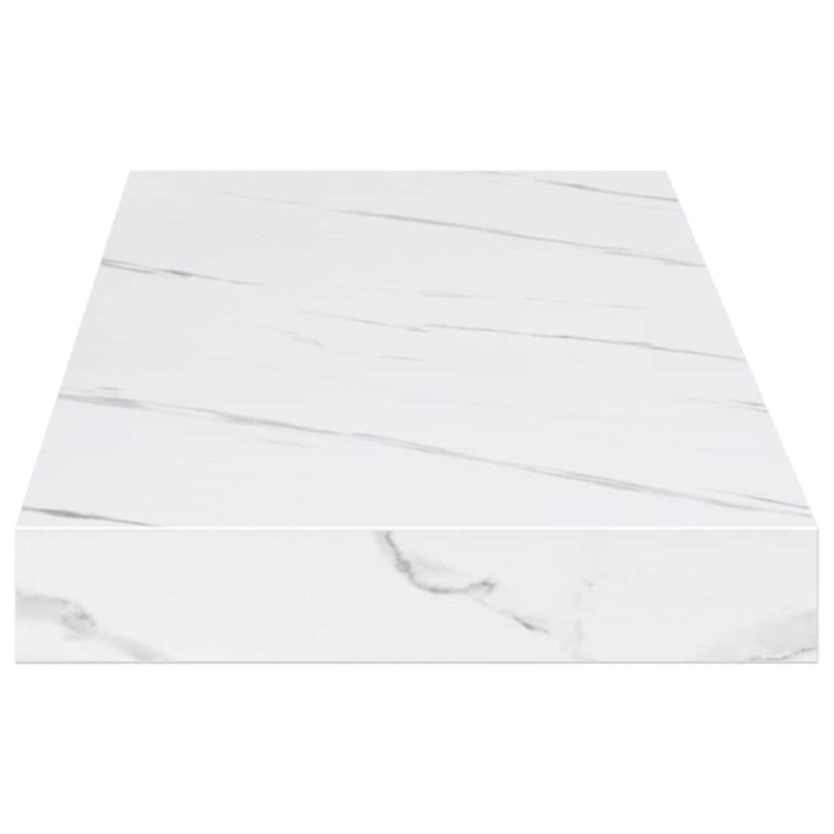 vidaXL Ράφι Τοίχου Επιτοίχιο Λευκό Μάρμαρο 80 x 23,5 x 3,8 cm
