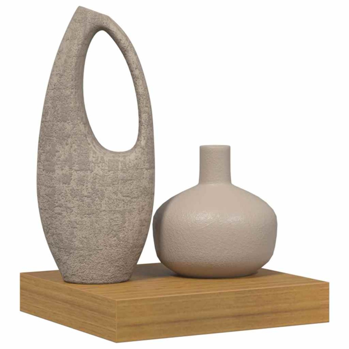 vidaXL Ράφι Τοίχου Επιτοίχιο Μπεζ 23 x 23,5 x 3,8 cm