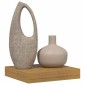 vidaXL Ράφι Τοίχου Επιτοίχιο Μπεζ 23 x 23,5 x 3,8 cm