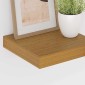 vidaXL Ράφι Τοίχου Επιτοίχιο 2 τμχ. Μπεζ 23 x 23,5 x 3,8 cm