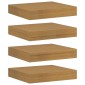 vidaXL Ράφι Τοίχου Επιτοίχιο 4 τμχ. Μπεζ 23 x 23,5 x 3,8 cm