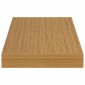 vidaXL Ράφι Τοίχου Επιτοίχιο Μπεζ 50 x 23,5 x 3,8 εκ