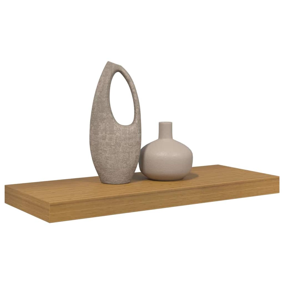 vidaXL Ράφι Τοίχου Επιτοίχιο Μπεζ 60 x 23,5 x 3,8 cm