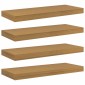 vidaXL Ράφι Τοίχου Επιτοίχιο 4 τμχ. Μπεζ 60 x 23,5 x 3,8 cm