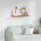 vidaXL Ράφι Τοίχου Επιτοίχιο Μπεζ 80 x 23,5 x 3,8 cm