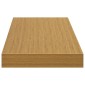 vidaXL Ράφι Τοίχου Επιτοίχιο Μπεζ 90 x 23,5 x 3,8 cm
