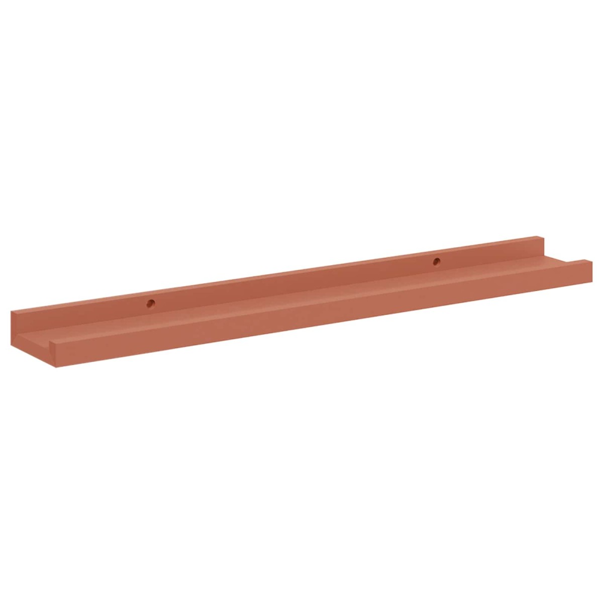 vidaXL Ράφι Τοίχου Επιτοίχιο 2 τμχ. Κόκκινο 60 x 9 x 3 cm