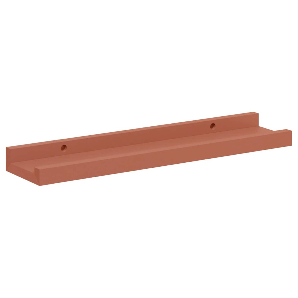 vidaXL Ράφι Τοίχου Επιτοίχιο 4 τμχ. Κόκκινο 40 x 9 x 3 cm