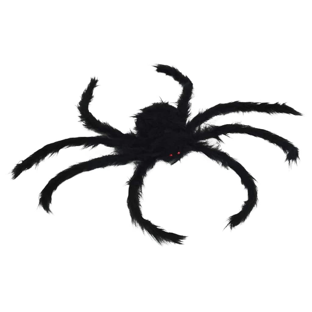vidaXL Διακόσμηση Halloween Αράχνη 6 τμχ. Μαύρο 75 cm