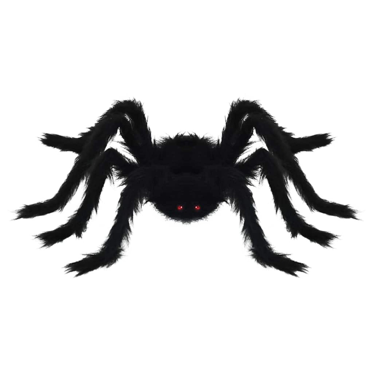 vidaXL Διακόσμηση Halloween Αράχνη 6 τμχ. Μαύρο 75 cm