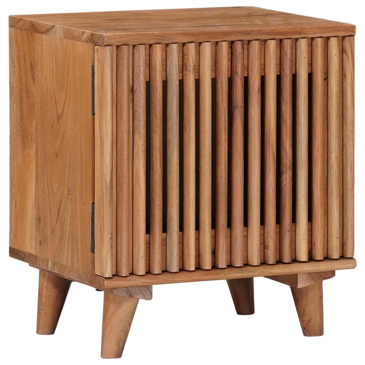 vidaXL Χειροποίητο Κομοδίνο Καφέ Τίκ 40 x 30 x 45 cm