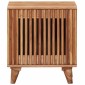 vidaXL Χειροποίητο Κομοδίνο Καφέ Τίκ 40 x 30 x 45 cm