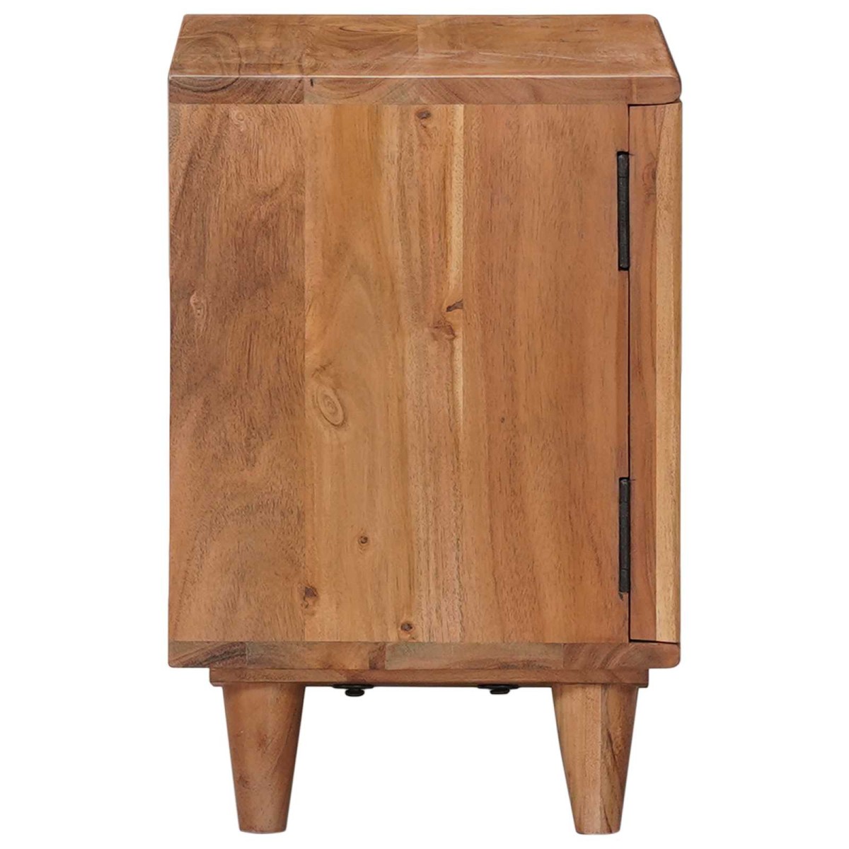 vidaXL Χειροποίητο Κομοδίνο Καφέ Τίκ 40 x 30 x 45 cm