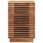 vidaXL Χειροποίητο Κομοδίνο Καφέ Τίκ 40 x 30 x 60 cm