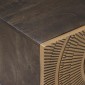 vidaXL Χειροποίητο Κομοδίνο Καφετί 40 x 30 x 20 εκ Στερεό ξύλο μάνγκο
