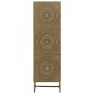 vidaXL Highboard Ορείχαλκος 35 x 30 x 120 cm