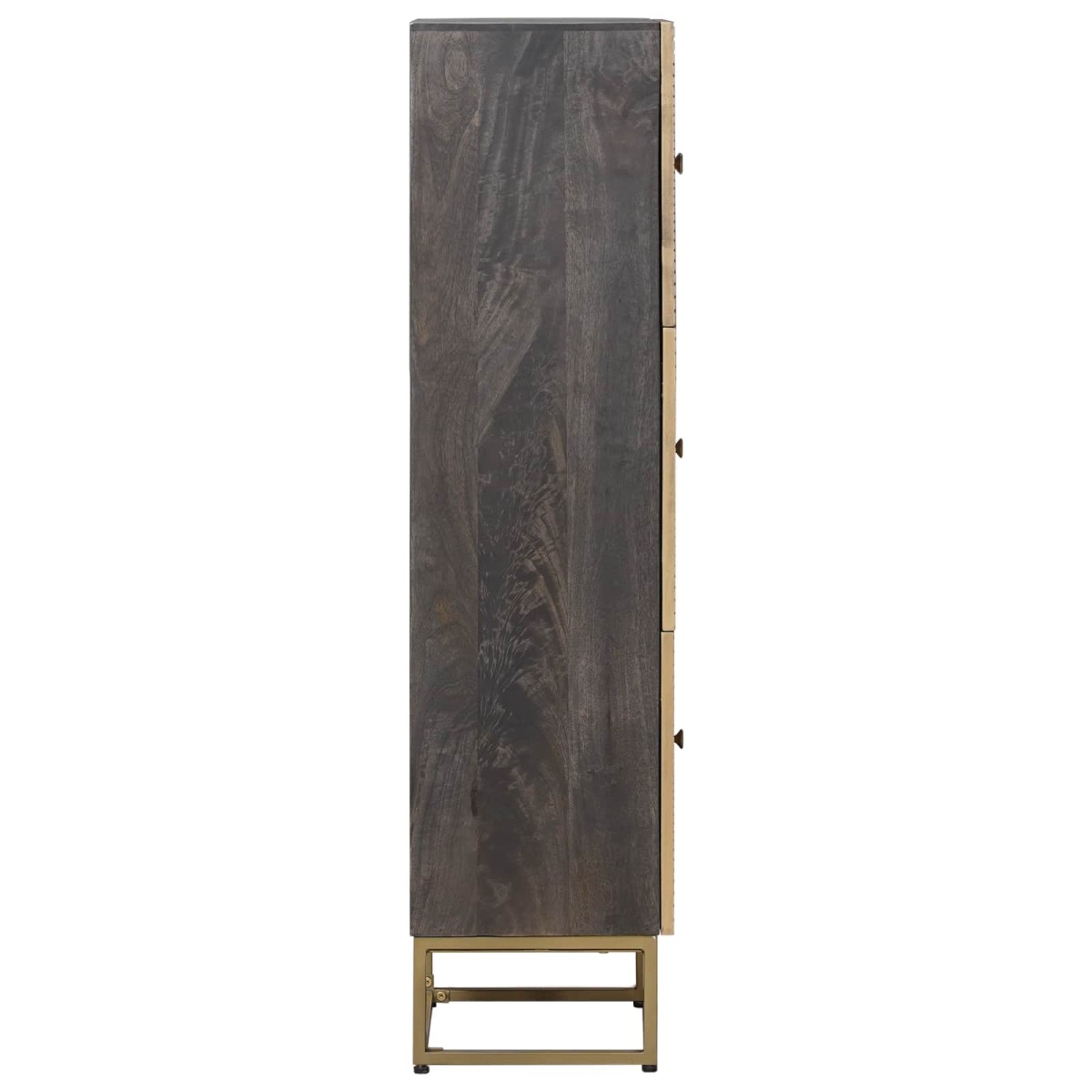 vidaXL Highboard Ορείχαλκος 35 x 30 x 120 cm