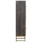 vidaXL Highboard Ορείχαλκος 35 x 30 x 120 cm