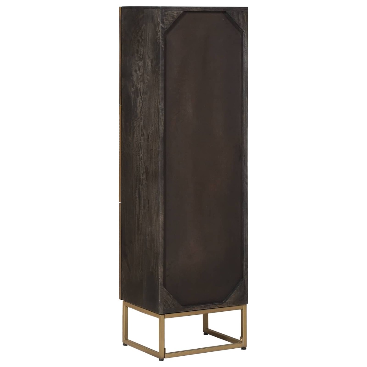vidaXL Highboard Ορείχαλκος 35 x 30 x 120 cm