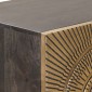vidaXL Highboard Ορείχαλκος 35 x 30 x 120 cm