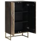 vidaXL Highboard Ορείχαλκος 53,5 x 30 x 95 εκ