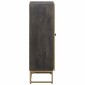 vidaXL Highboard Ορείχαλκος 53,5 x 30 x 95 εκ