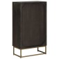 vidaXL Highboard Ορείχαλκος 53,5 x 30 x 95 εκ