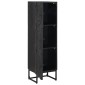 vidaXL Highboard Μαύρο 35 x 30 x 120 cm