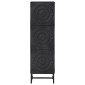 vidaXL Highboard Μαύρο 35 x 30 x 120 cm