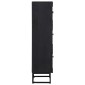 vidaXL Highboard Μαύρο 35 x 30 x 120 cm