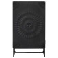 vidaXL Highboard Μαύρο 55 x 30 x 95 εκ